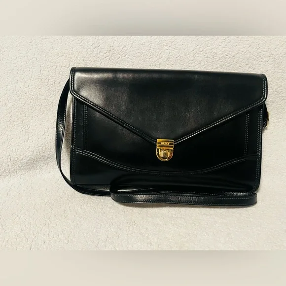 Bally Black Leather Turn lock Shoulder/Crossbody - Picture 5 of 14